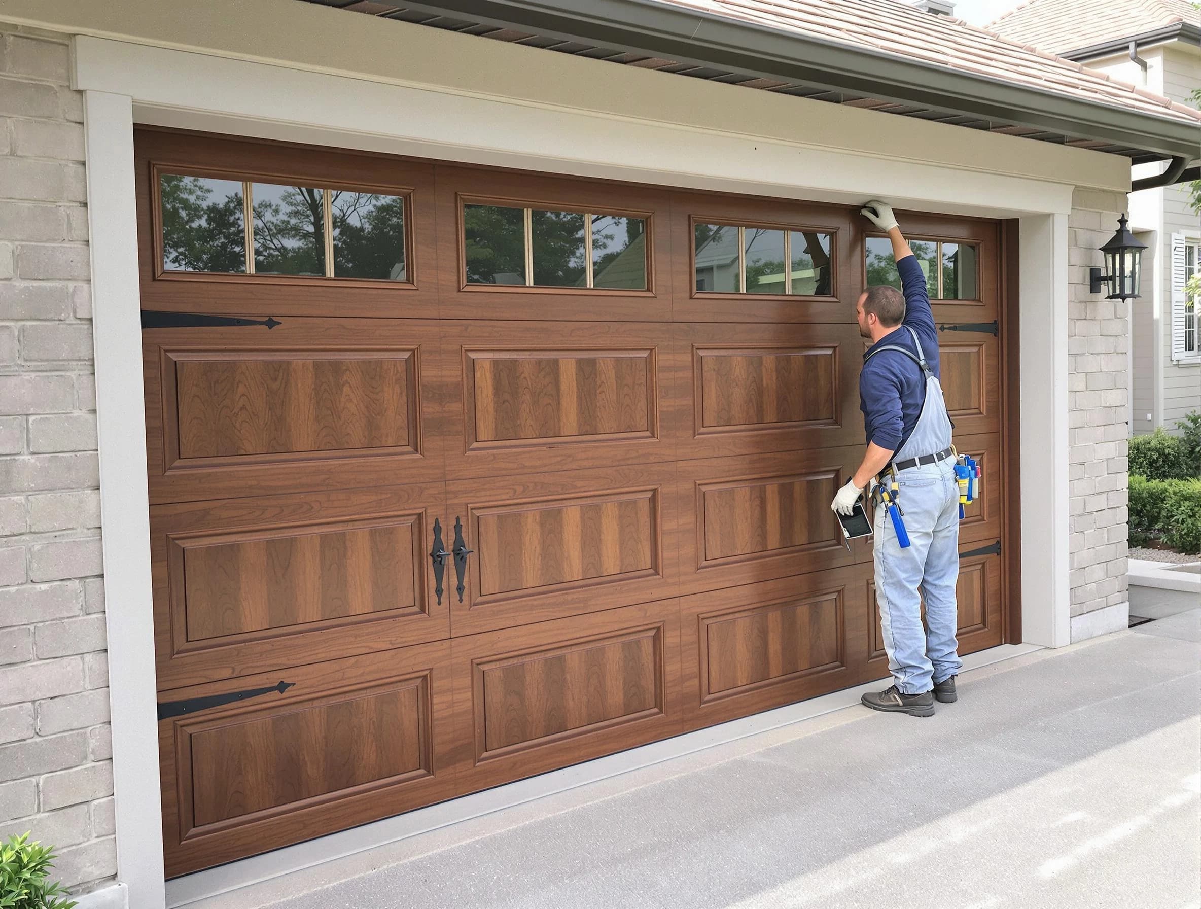 Custom garage door showcase by Tecumseh Garage Door Repair in Tecumseh