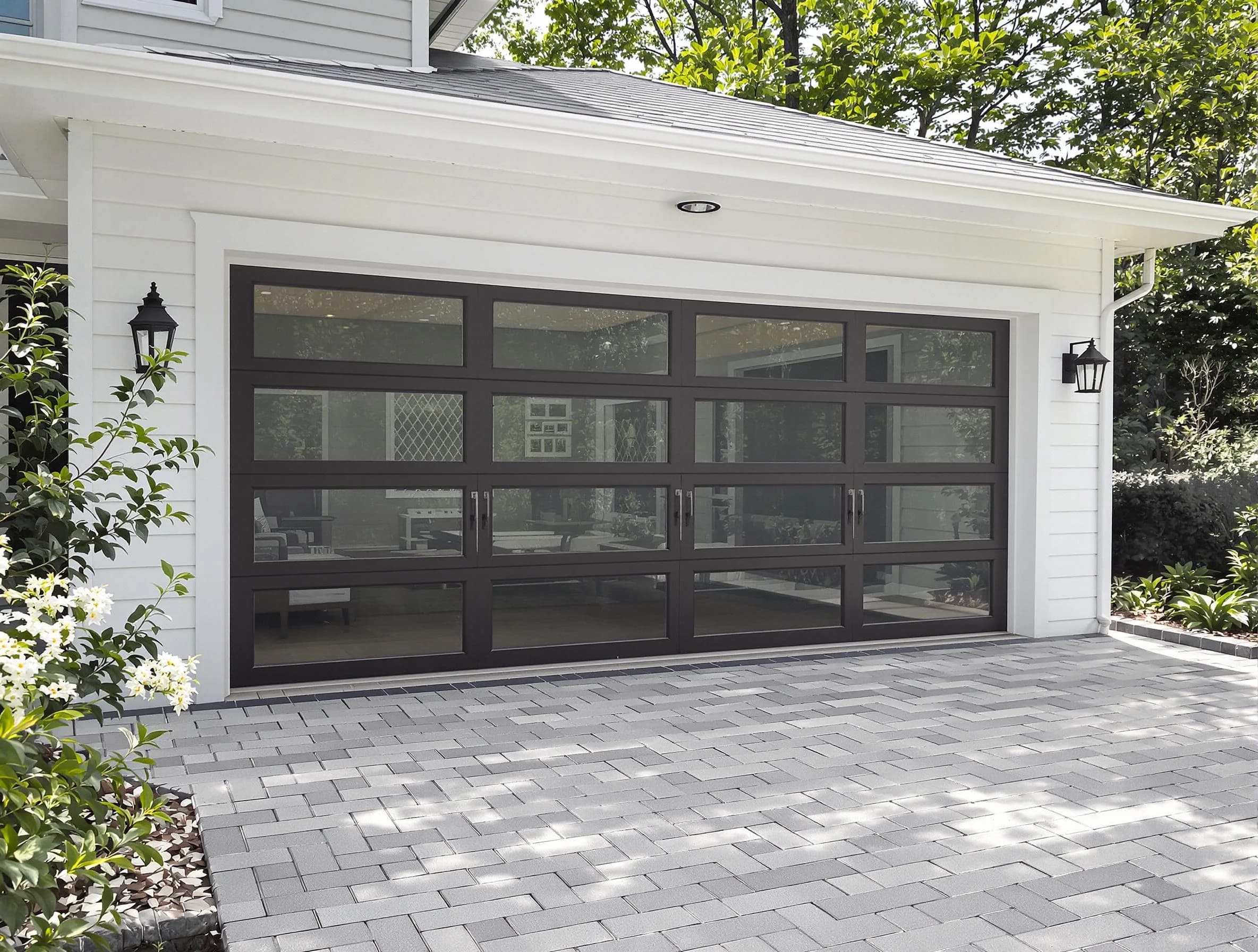 Tecumseh Garage Door Repair design specialist presenting custom garage door options to Tecumseh homeowner