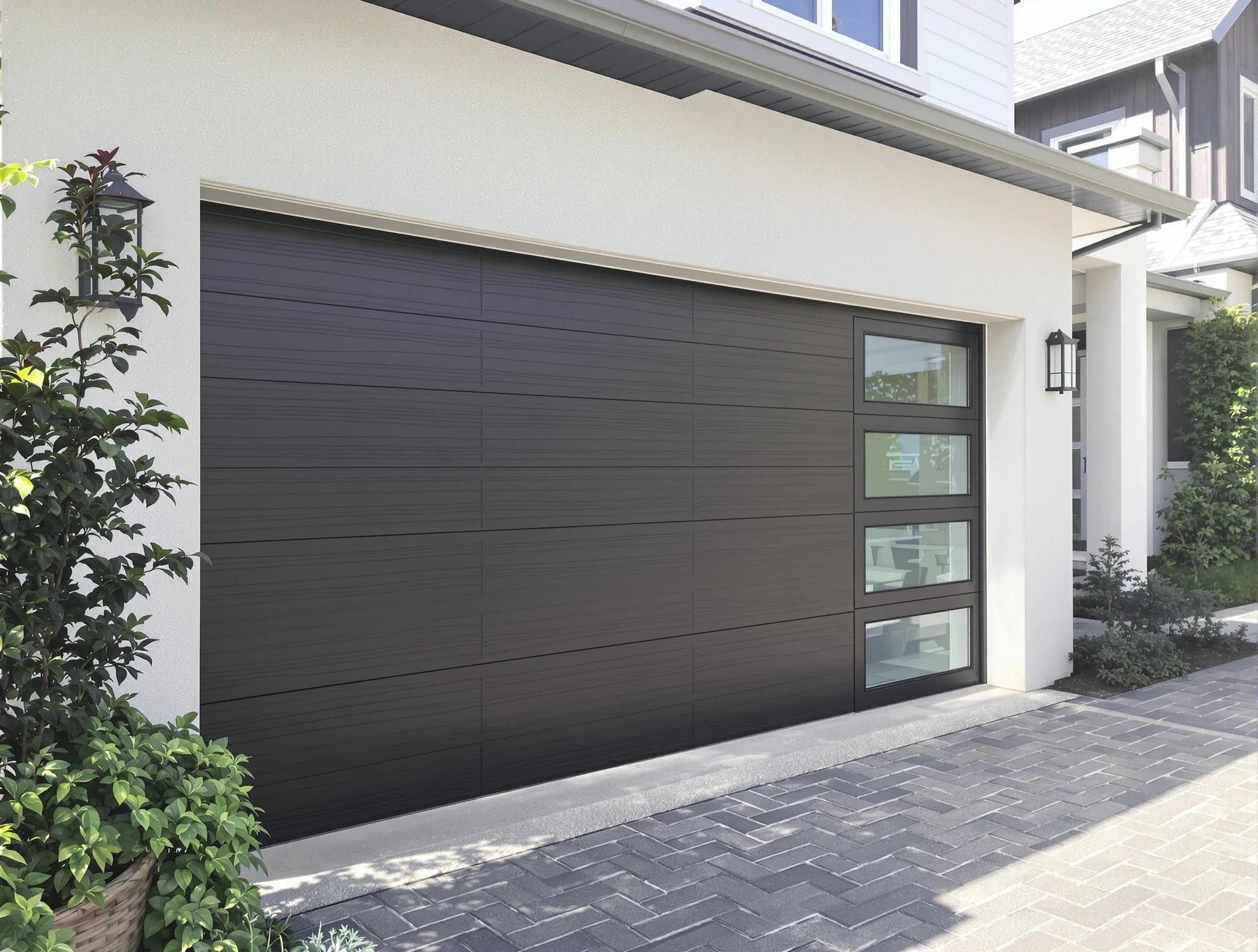 Custom garage door installation by Tecumseh Garage Door Repair in Tecumseh