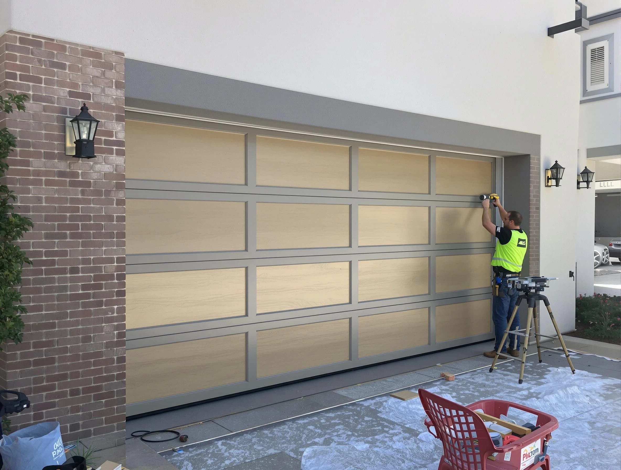 Garage door replacement service by Tecumseh Garage Door Repair in Tecumseh