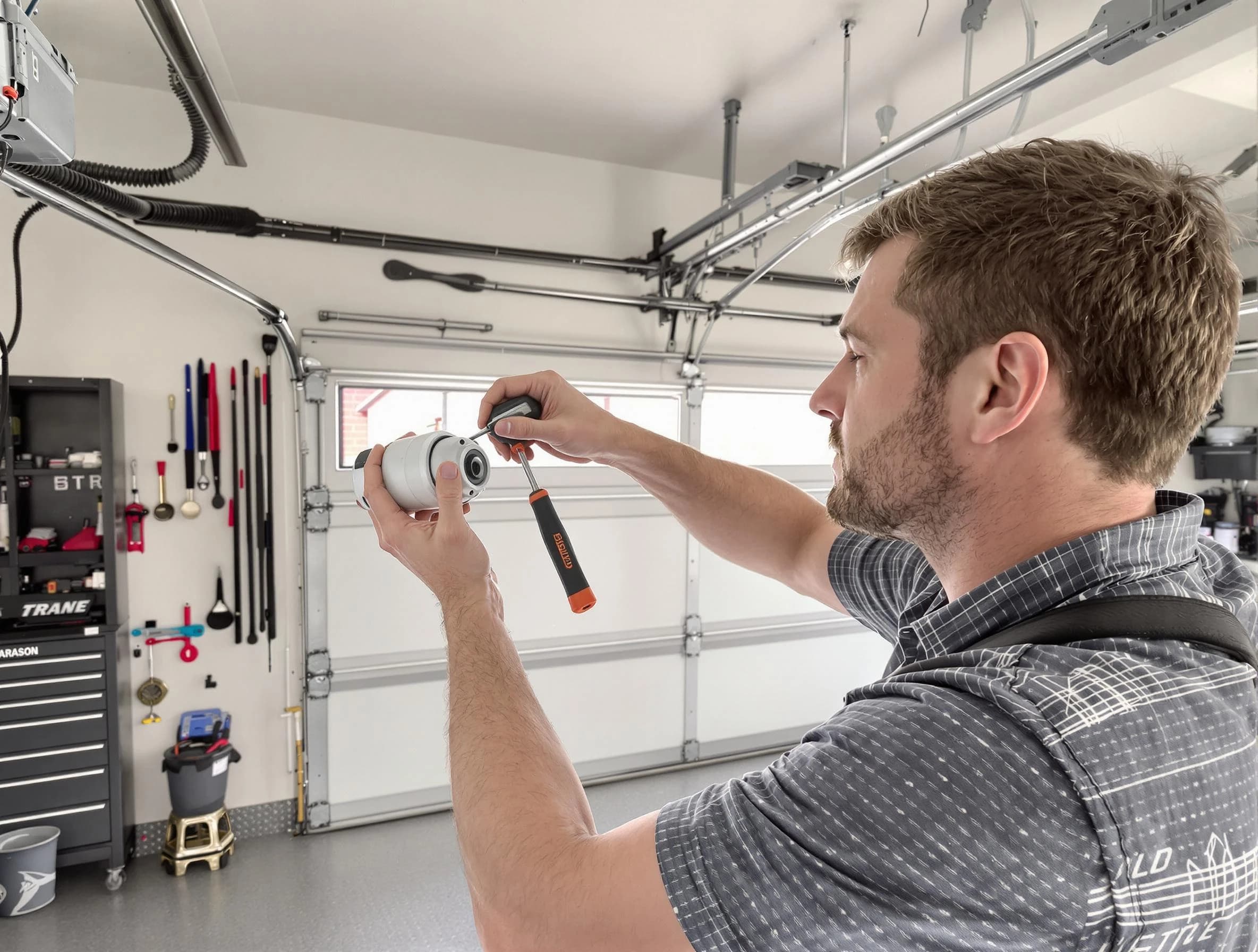 Garage door opener repair service by Tecumseh Garage Door Repair in Tecumseh