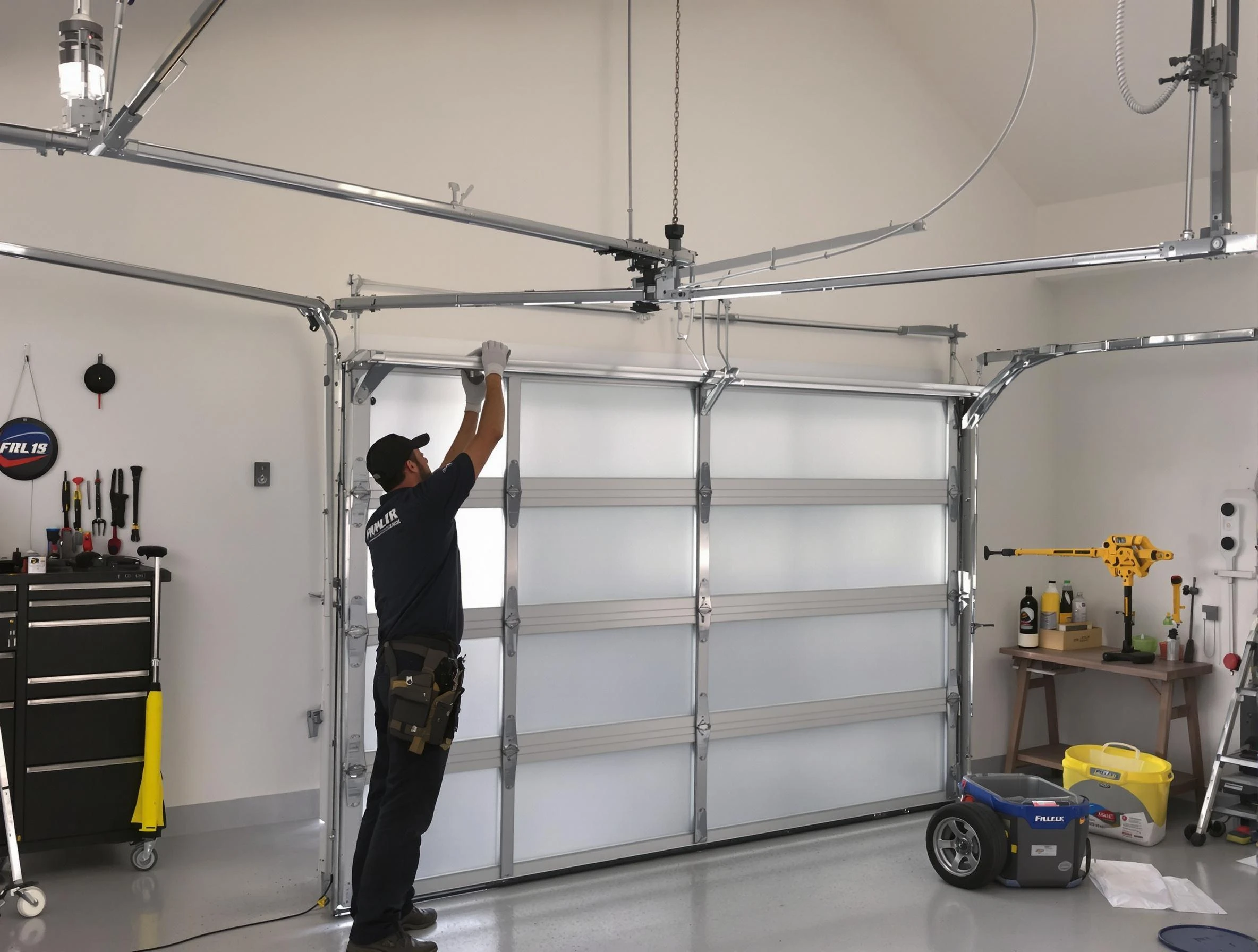 Tecumseh Garage Door Repair certified team performing precision garage door installation in Tecumseh